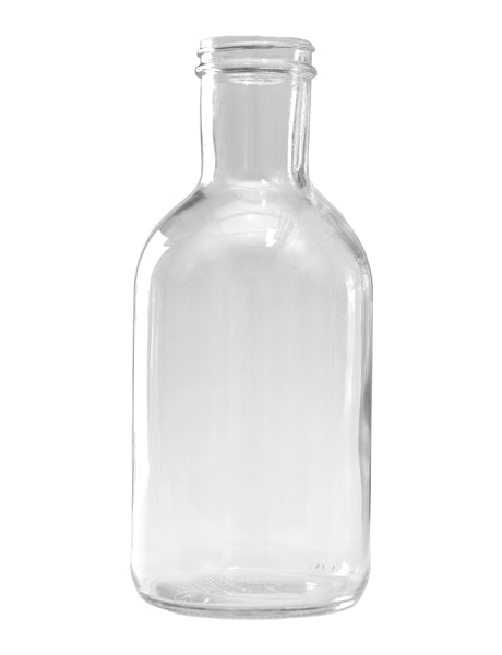 12 oz. Clear Glass Stout Water Bottle